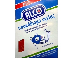 ALCO Προκάθισμα υγείας μιας χρήσης για τη λεκάνη της τουαλέτας 10 τεμάχια 