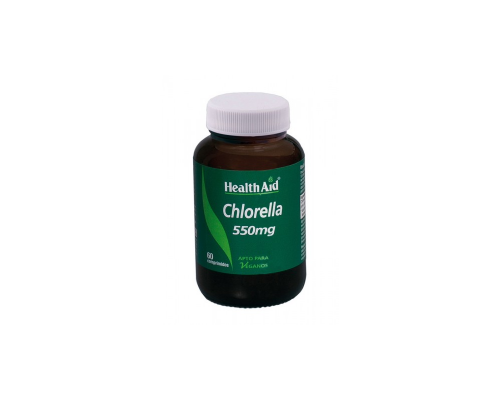 Health Aid Chlorella 550mg 60tabl, Συμπλήρωμα Διατροφής για την διατήρηση της καλής υγείας του πεπτικού συστήματος, του παχέως εντέρου και επίσης βοηθά στον καθαρισμό του αίματος (βαρέα μέταλλα, τοξικά στοιχεία)  Health Aid Chlorella 550mg 60tabl, Συμπλήρωμα Διατροφής για την διατήρηση της καλής υγείας του πεπτικού συστήματος, του παχέως εντέρου και επίσης βοηθά στον καθαρισμό του αίματος (βαρέα μέταλλα, τοξικά στοιχεία)