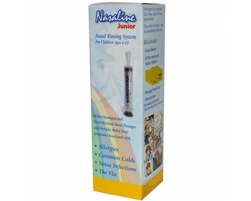 NASALINE JUNIOR Ρινικές Πλύσεις, Σύστημα Ρινικής Πλύσης 4-12 ετών 