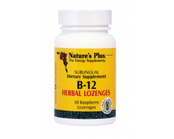 Nature's Plus, B12 (Κοβαλαμίνη) 1000mcg, 30 παστίλιες για την Τόνωση του Νευρικού Συστήματος, την Παραγωγή Ενέργειας & Ερυθρών Αιμοσφαιρίων