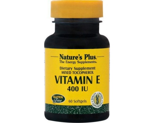 Nature's Plus Vitamin E 400 IU mixed Tocopherol 60 softgels, Συμπλήρωμα Διατροφής που επιβραδύνει τη γήρανση και προλαμβάνει τις δερματικές κηλίδες των ηλικιωμένων, ενώ παράλληλα διεγείρει το ανοσοποιητικό σύστημα  Nature's Plus Vitamin E 400 IU mixed Tocopherol 60 softgels, Συμπλήρωμα Διατροφής που επιβραδύνει τη γήρανση και προλαμβάνει τις δερματικές κηλίδες των ηλικιωμένων, ενώ παράλληλα διεγείρει το ανοσοποιητικό σύστημα