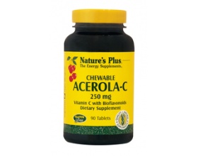 Nature's Plus Acerola-C Complex 250 mg 90 chewable tabs, Συνπλήρωμα Διατροφής που ενισχύει το ανοσοποιητικό και βοηθάει να αντιμετωπιστούν οι αλλεργίες, κρυολογήματα και οι έρπεις Nature's Plus Acerola-C Complex 250 mg 90 chewable tabs, Συνπλήρωμα Διατροφής που ενισχύει το ανοσοποιητικό και βοηθάει να αντιμετωπιστούν οι αλλεργίες, κρυολογήματα και οι έρπεις