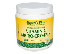 Nature's Plus Vitamin C micro-crystals 227 gr, Aπαραίτητη για τη παραγωγή κολλαγόνου, την αντιμετώπιση του κοινού κρυολογήματος και των αλλεργικών αντιδράσεων, την απορρόφηση του σιδήρου καθως και στην δίαθεση και την ψυχική υγεία Nature's Plus Vitamin C micro-crystals 227 gr, Aπαραίτητη για τη παραγωγή κολλαγόνου, την αντιμετώπιση του κοινού κρυολογήματος και των αλλεργικών αντιδράσεων, την απορρόφηση του σιδήρου καθως και στην δίαθεση και την ψυχική υγεία