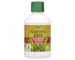Optima Aloe Vera Juice with Cranberry 500ml, Συμβάλλει στην καλή λειτουργία και στη διατήρηση ενός υγιούς πεπτικού συστήματος, πλούσιος σε πολυσακχαρίτες