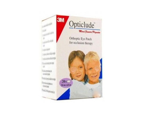 3M Opticlude Mini Junior 5.0cm x 6.0cm Οφθαλμικά Αυτοκόλλητα Επιθέματα 20 Τεμάχια 3M Opticlude Mini Junior 5.0cm x 6.0cm Οφθαλμικά Αυτοκόλλητα Επιθέματα 20 Τεμάχια