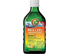 Nature's Plus Moller’s, Παραδοσιακό Μουρουνέλαιο σε Υγρή Μορφή με Γεύση Φρούτων, 250ml 