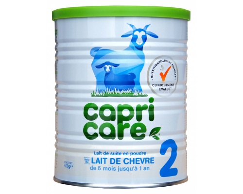 Capricare, Γάλα 2ης Βρεφικής Ηλικίας απο τον 6ο Μήνα απο Πλήρες Κατσικίσιο Γάλα, 400g Capricare, Γάλα 2ης Βρεφικής Ηλικίας απο τον 6ο Μήνα απο Πλήρες Κατσικίσιο Γάλα, 400g