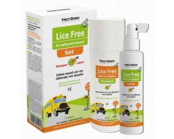 Frezyderm, Lice Free Set, Αντιφθειρική Αγωγή Σαμπουάν & Λοσιόν, 2x125ml Frezyderm, Lice Free Set, Αντιφθειρική Αγωγή Σαμπουάν & Λοσιόν, 2x125ml