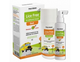 Frezyderm, Lice Free Set, Αντιφθειρική Αγωγή Σαμπουάν & Λοσιόν, 2x125ml