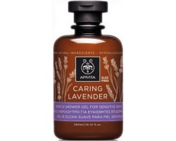 Apivita Caring Lavender, Απαλό Αφρόλουτρο για Ευαίσθητες Επιδερμίδες, 250ml Apivita Caring Lavender, Απαλό Αφρόλουτρο για Ευαίσθητες Επιδερμίδες, 250ml