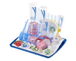 Dr. Brown's Βάση Στραγγίσματος, Κατάλληλη για μπιμπερό όλλων εταιριών, για όλα τα αξεσουάρ, τα μπωλ & τα κύπελλα. Διαθέτει μικρές θέσεις για θηλές & πιπίλες, 1 τεμάχιο