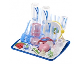 Dr. Brown's Βάση Στραγγίσματος, Κατάλληλη για μπιμπερό όλλων εταιριών, για όλα τα αξεσουάρ, τα μπωλ & τα κύπελλα. Διαθέτει μικρές θέσεις για θηλές & πιπίλες, 1 τεμάχιο