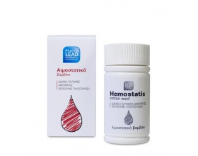 Pharmalead Αιμοστατικό βαμβάκι για ρινικές αιμορραγίες και επούλωση πληγών 2g Pharmalead Αιμοστατικό βαμβάκι για ρινικές αιμορραγίες και επούλωση πληγών 2g