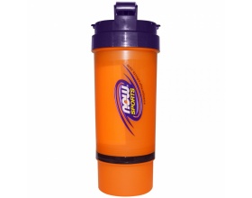 Now Foods 3 in 1 Sports Shaker Bottle Shaker για ανάμιξη πρωτεΐνης με θήκη για χαπια και κάψουλες, 700ml Now Foods 3 in 1 Sports Shaker Bottle Shaker για ανάμιξη πρωτεΐνης με θήκη για χαπια και κάψουλες, 700ml