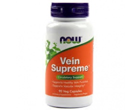 Now  Foods Vein Supreme, Συμπλήρωμα Διατροφής για την Καλή Υγεία των Φλεβών, 90 Vcaps