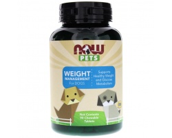Now Foods weight managment for dogs Συμπλήρωμα διατροφής για την διαχείρηση και απώλεια βάρους, 90chew tabs Now Foods weight managment for dogs Συμπλήρωμα διατροφής για την διαχείρηση και απώλεια βάρους, 90chew tabs