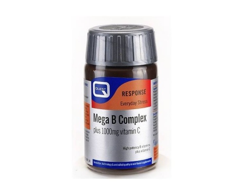 Quest Mega B Complex with vitamin C 1000mg, 60tabs Quest Mega B Complex with vitamin C 1000mg, 60tabs