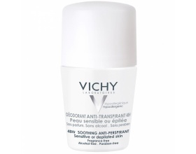 VICHY DÉODORANTS Roll-on Antiperspirant, Καταπραϋντικό αποσμητικό για 48 ώρες 50ml