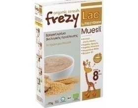 FREZYLAC Organic Cereals Βρεφική κρέμα βιολογικής προέλευσης με Μούσλι μετά τον 8ο μήνα 175g
