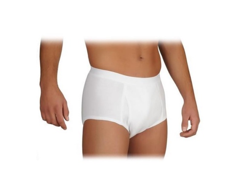 Eσώρουχο Βρακάκι Πλενόμενο Ανδρικό Νο Large Χρώμα Λεύκο, 1 τεμάχιο