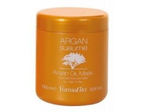 Argan Oil Sublime Μάσκα αποκατάστασης με έντονο εξωτικό άρωμα και χρυσή κρεμώδη υφή 1000 ml 