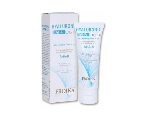 Froika Hyaluronic AHA-8 Cream 50ml,  Δερματολογική κρέμα με α-υδροξυοξέα φρούτων & Υαλουρονικό οξύ Froika Hyaluronic AHA-8 Cream 50ml,  Δερματολογική κρέμα με α-υδροξυοξέα φρούτων & Υαλουρονικό οξύ