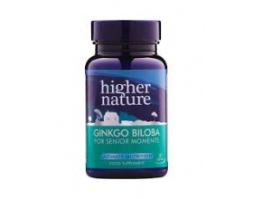 Higher Nature Gingo Biloba Συμπληρώμα διατροφής για το κυκλοφορικό και το νευρικό σύστημα, 90tabs