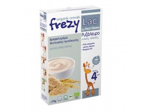 FREZYLAC Organic Cereals Βρεφική κρέμα βιολογικής προέλευσης με Ρυζάλευρο Ολικής άλεσης μετά τον 4ο μήνα 175g FREZYLAC Organic Cereals Βρεφική κρέμα βιολογικής προέλευσης με Ρυζάλευρο Ολικής άλεσης μετά τον 4ο μήνα 175g