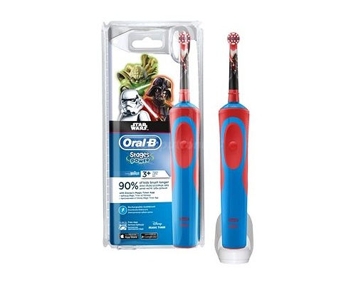 Oral-B Stages Power Star Wars ΠΑΙΔΙΚΗ ΗΛΕΚΤΡΙΚΗ ΟΔΟΝΤΟΒΟΥΡΤΣΑ 3+ ΓΙΑ ΑΓΟΡΙΑ 1τεμ.  Oral-B Stages Power Star Wars ΠΑΙΔΙΚΗ ΗΛΕΚΤΡΙΚΗ ΟΔΟΝΤΟΒΟΥΡΤΣΑ 3+ ΓΙΑ ΑΓΟΡΙΑ 1τεμ.