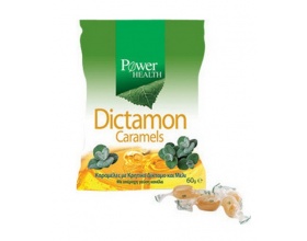 Power Health Dictamon Caramels Καραμέλες για το Βήχα από Κρητικό Δίκταμο και Μέλι, 60 gr