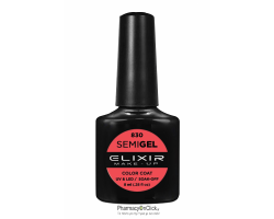 Elixir semigel uv/led, Ημιμόνιμο βερνίκι no830,Dark Coral, 8ml Elixir semigel uv/led, Ημιμόνιμο βερνίκι no830,Dark Coral, 8ml