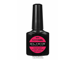 Elixir semigel uv/led, Ημιμόνιμο βερνίκι no840,Raspberry Pink, 8ml Elixir semigel uv/led, Ημιμόνιμο βερνίκι no840,Raspberry Pink, 8ml