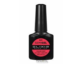 Elixir semigel uv/led, Ημιμόνιμο βερνίκι no841,Strawberry, 8ml