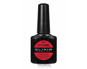 Elixir semigel uv/led, Ημιμόνιμο βερνίκι no844, Dark Candy Apple, 8ml