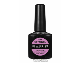 Elixir semigel uv/led, Ημιμόνιμο βερνίκι no846, African Violet, 8ml