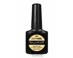 Elixir semigel uv/led, Ημιμόνιμο βερνίκι no855, Pastel Yellow, 8ml Elixir semigel uv/led, Ημιμόνιμο βερνίκι no855, Pastel Yellow, 8ml