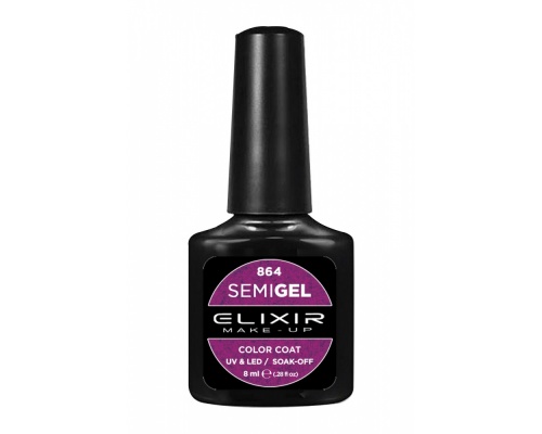 Elixir semigel uv/led, Ημιμόνιμο βερνίκι no864, Metalic Mardi Gras, 8ml Elixir semigel uv/led, Ημιμόνιμο βερνίκι no864, Metalic Mardi Gras, 8ml