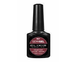 Elixir semigel uv/led, Ημιμόνιμο βερνίκι no867, Μεταλλικό Κόκκινο, 8ml Elixir semigel uv/led, Ημιμόνιμο βερνίκι no867, Μεταλλικό Κόκκινο, 8ml