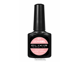 Elixir semigel uv/led, Ημιμόνιμο βερνίκι no877, Light Pink, 8ml