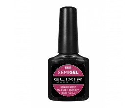 Elixir semigel uv/led, Ημιμόνιμο βερνίκι no880, Dark Rasberry, 8ml