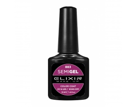 ELIXIR semigel uv/led, Ημιμόνιμο βερνίκι no883, Sangria, 8ml