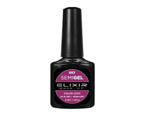 ELIXIR semigel uv/led, Ημιμόνιμο βερνίκι no883, Sangria, 8ml ELIXIR semigel uv/led, Ημιμόνιμο βερνίκι no883, Sangria, 8ml