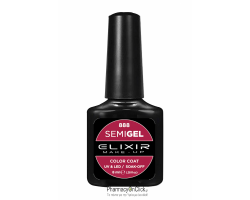 Elixir semigel uv/led, Ημιμόνιμο βερνίκι no888, Plum, 8ml Elixir semigel uv/led, Ημιμόνιμο βερνίκι no888, Plum, 8ml