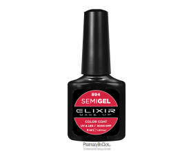 Elixir semigel uv/led, Ημιμόνιμο βερνίκι no894, Crimson, 8ml