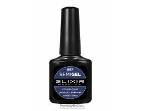 Elixir semigel uv/led, Ημιμόνιμο βερνίκι no897, Berry, 8ml