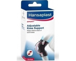 Hansaplast Sport Adjustable Knee Support 1 Τεμάχιο One Size (Ρυθμιζόμενη Επιγονατίδα)  