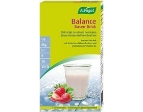 A. Vogel Balance Base Drink Ρόφημα Φυσικής Αλκαλοποίησης & Εξισορρόπησης του pH του Οργανισμού, με Γεύση Φράουλας, 14 Φακελάκια