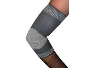 ADCO Επιαγκωνίδα Απλή Ελαστική 03100 Μέγεθος Small 22-25cm, Χρώμα Γκρι, 1 Ζευγάρι