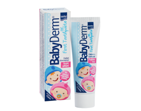 Intermed Babyderm First Toothpaste Για τον καθαρισμό και την προστασία των πρώτων βρεφικών δοντιών 50ml Intermed Babyderm First Toothpaste Για τον καθαρισμό και την προστασία των πρώτων βρεφικών δοντιών 50ml