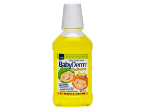 Intermed Babyderm Mouthwash Καθημερινό παιδικό φθοριούχο διάλυμα 250ml